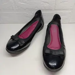 アシックス商事 Airfit PLUS リボンパンプス 黒 24.0