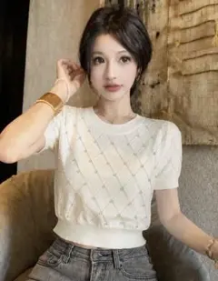 SHEIN ビジューニットのサムネイル