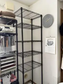 ルミナスノワール 幅61×奥行41×高さ151cm+延長46cm スチールラック