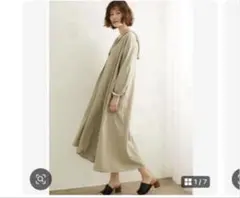 ROPÉ PICNIC (ロペピクニック)フード付き ロングワンピース