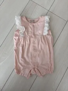 新品 petit main プティマイン ロンパース 70