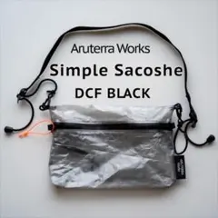 【軽量】 DCF シンプルサコッシュ ブラック　アルテラワークス　ダイニーマ