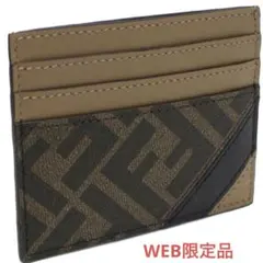 FENDI ダイアゴナル カードケース パスケース ブルー 箱入 - メルカリ