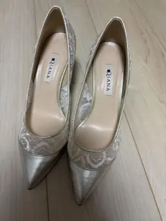 DIANA Cinderella レースパンプス 23.5センチ ヒール7センチ - メルカリ