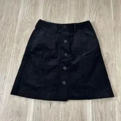 コーデュロイ台形ミニスカート