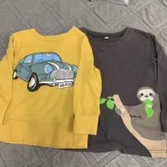 長袖カットソーとトレーナーセット 100cm