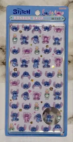 【正規品】ボンボンドロップシール ミニ ディズニー スティッチ 新品未使用