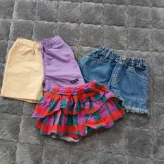 カラフルショートパンツ3点セット