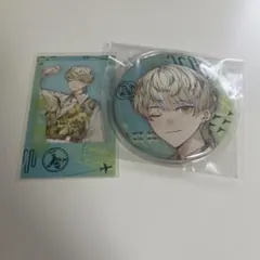 緋八マナ アジアトラベル チェキ 缶バッジ