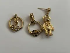 刻印あり 18金ポストイヤリング7g