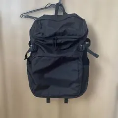 無印良品　肩の負担を軽くする　撥水上から開くリュックサック