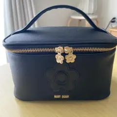 MARY QUANT バニティポーチ ブラックミラーポーチ