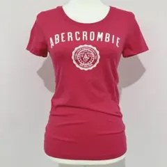 アバクロ プリント Tシャツ M ピンク Abercrombie&Fitchのサムネイル