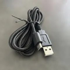 USB-A to USB-C 1m ケーブル ブラック 編み込み