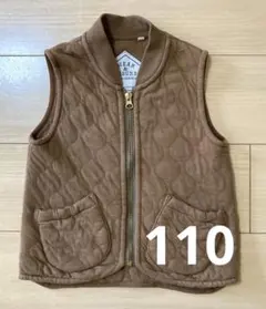 オーシャン＆グラウンド　中綿キルティングベスト　110