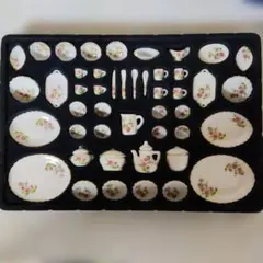 ミニチュア ティーセット 花柄 陶器製