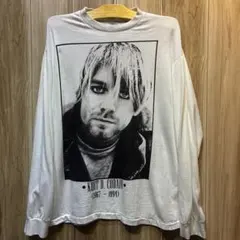 3761 Nirvana ニルヴァーナ カートコバーン ロンT 白 - メルカリ