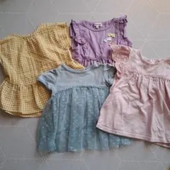 半袖　チュニック　4枚セット　90