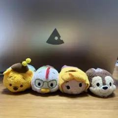 ツムツム　バラ売り可（蜂蜜の日限定プーさん・リトルチキン・オーロラ姫・チップ）
