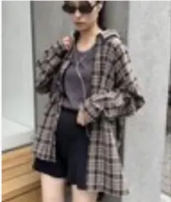 CIAOPANIC TYPY ブラウン系チェックシャツ Lサイズのサムネイル