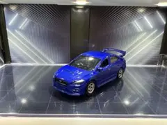 スバル WRX ミニカー 青　welly