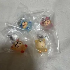 クレヨンしんちゃん　めじるしアクセサリー　 みんなでくまパジャマ