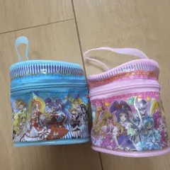 プリキュアポーチ 青とピンク