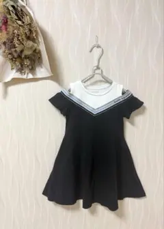 kate spade ケイトスペード フレアワンピース オフショルダー 黒