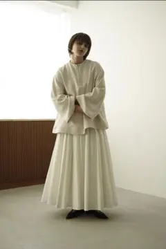 最終価格】かぐれ キュプラレーヨンティアードスカート - メルカリ