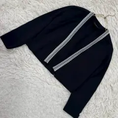 PAULE KA カーディガン ブラック S フォーマル オフィス キレイめのサムネイル