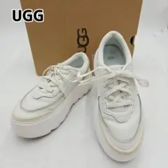 UGG アグ マリンメガレース スニーカー シボ革 厚底 レザー 23.5cmのサムネイル