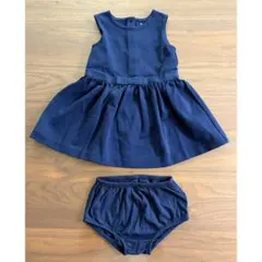 Ralph Lauren紺色ワンピース アンダーパンツ付き18M 85cm