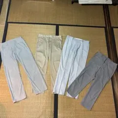 【UNIQLO】メンズ パンツ 4点セット｜M〜L相当｜まとめ売り