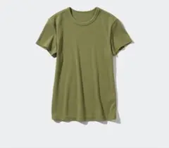 ソフトリブクルーT カラー:オリーブ（カーキ）