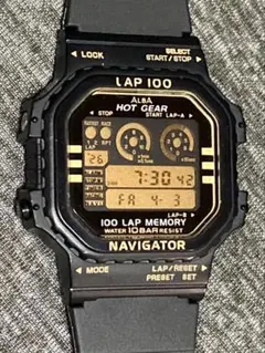 SEIKO ALBA HOT GEAR LAP100 NAVIGATOR 腕時計 SEIKO ALBA HOT GEAR LAP100 NAVIGATOR 腕時計 SEIKO HOT ALBA Hot 1
