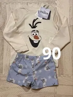 オラフ ベビー水着セット 90