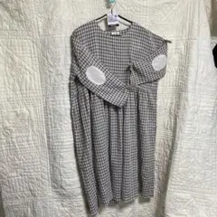 ドラッグストアーズ　fu-ai ワンピース　新品　チェック　茶系