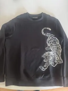 EMPORIO ARMANI 虎刺繍 スウェット