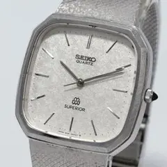 【稼働/純正ベルト】SEIKO SUPERIOR ツインクォーツ メンズのサムネイル