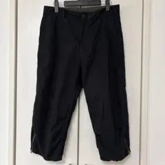 n.hoolywood エヌハリウッド クロップドパンツ 黒 ハーフパンツ 38のサムネイル