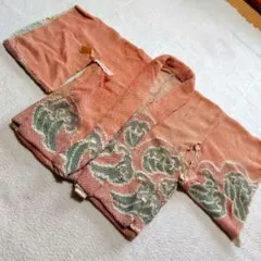 総絞り　羽織　加工前　正絹