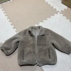 ベイビー服petit main フリース ジップアップアウター90サイズ