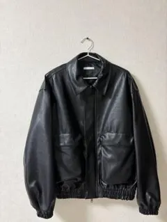 WYM フェイクレザーブルゾン ブラックのサムネイル