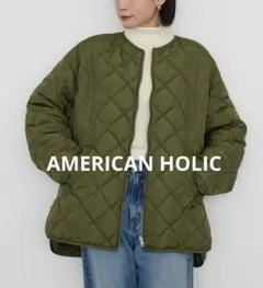 AMERICAN HOLIC リバーシブル キルティング ジャケット Ｍ