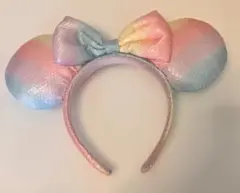 ディズニーパステルカラースパンコールカチューシャ