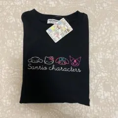 Sanrio characters サンリオ 半袖Tシャツ ブラック Mサイズ