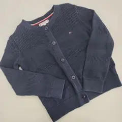 TOMMY HILFIGER ネイビー カーディガン 100 ～春夏用～