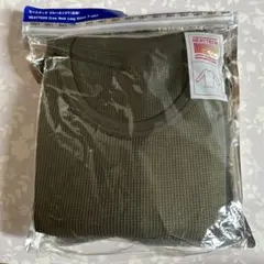 【新品・未使用】ユニクロ ヒートテック クルーネックT（長袖） ダークグリーンM