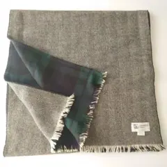 ●Johnstons of Elgin ウールカシミヤストール ダブルフェイスのサムネイル
