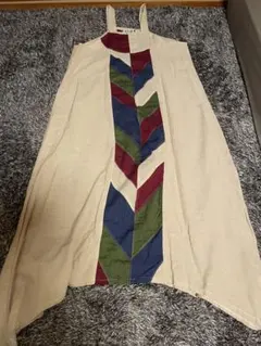 アジアン系Aラインワンピ